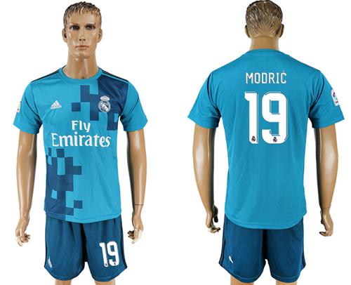 Real Madrid #19 Modric Sec Away Soccer Club Jersey - Click Image to Close